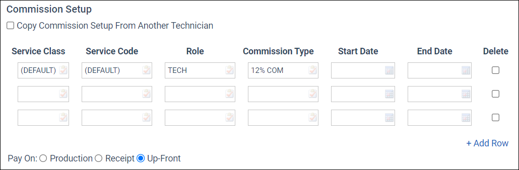 Commissions Setup Guide