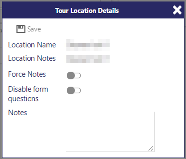 Timegate+: Disabling Form Questions at Tour Locations