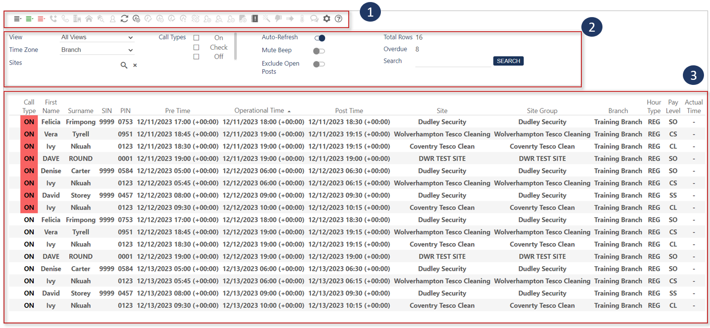 Timegate+: Tutorial - Call Monitor Navigation